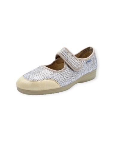 Bailarinas de Mujer GARRIDO MURO ZAPATILLA VELCRO BEIGE