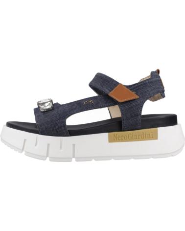 Sandali per Donna NERO GIARDINI SANDALIAS MUJER MODELO E513691D COLOR AZUL 214