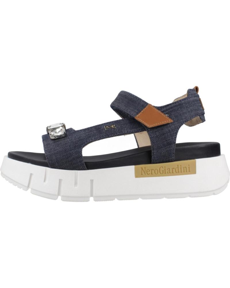 Sandali per Donna NERO GIARDINI SANDALIAS MUJER MODELO E513691D COLOR AZUL 214