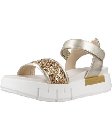Sandali per Donna NERO GIARDINI SANDALIAS MUJER MODELO E513694D COLOR ORO 414