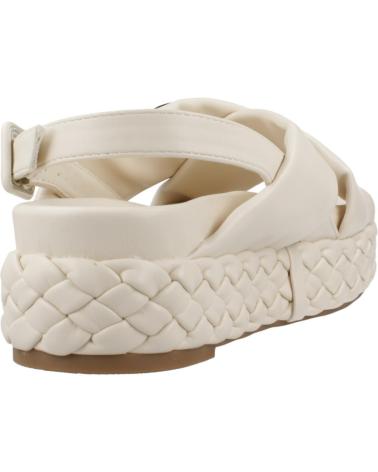 CAFENOIR C1HH9114W038 GEKREUZTE SANDALEN MIT GEFLOCHTENER SOHLE BEIGE W001