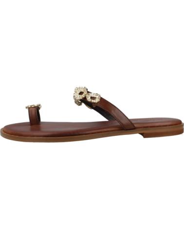 CARYATIS SANDALIAS CARYATIS 621326C CON DETALLE DE PEDRERÍA BROWN