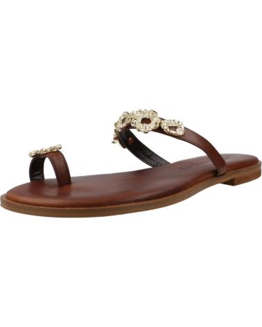 CARYATIS SANDALIAS CARYATIS 621326C CON DETALLE DE PEDRERÍA BROWN