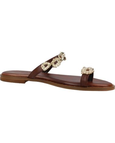 CARYATIS SANDALIAS CARYATIS 621326C CON DETALLE DE PEDRERÍA BROWN