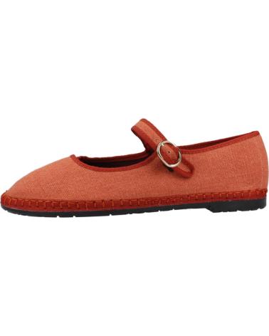 Ballerinas für Damen FLABELUS BAILARINAS MUJER MODELO ANASTASIA COLOR NARANJA TEJA