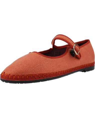 Ballerinas für Damen FLABELUS BAILARINAS MUJER MODELO ANASTASIA COLOR NARANJA TEJA