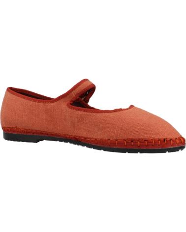 Ballerinas für Damen FLABELUS BAILARINAS MUJER MODELO ANASTASIA COLOR NARANJA TEJA