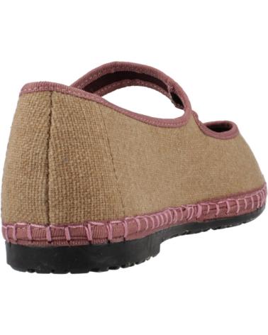 Ballerinas für Damen FLABELUS BAILARINAS MUJER MODELO DORA COLOR MARRON CUERO