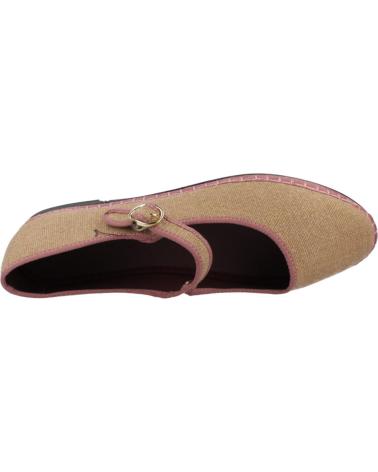 Ballerinas für Damen FLABELUS BAILARINAS MUJER MODELO DORA COLOR MARRON CUERO