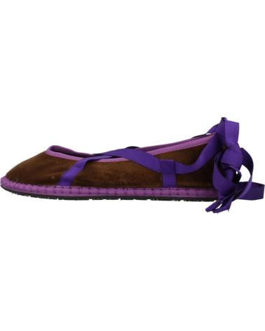 Ballerinas für Damen FLABELUS BAILARINAS MUJER MODELO EICHIRO VELVET COLOR MARRON