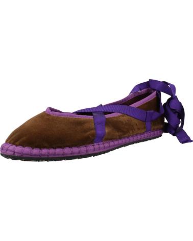 Sabrinas de Mulher FLABELUS BAILARINAS MUJER MODELO EICHIRO VELVET COLOR MARRON