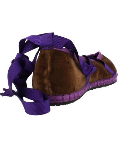 Sabrinas de Mulher FLABELUS BAILARINAS MUJER MODELO EICHIRO VELVET COLOR MARRON