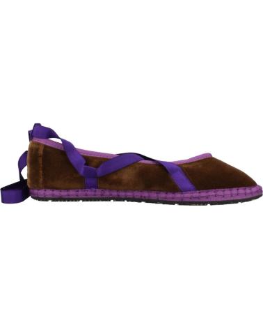 Sabrinas de Mulher FLABELUS BAILARINAS MUJER MODELO EICHIRO VELVET COLOR MARRON