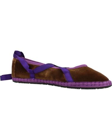 Sabrinas de Mulher FLABELUS BAILARINAS MUJER MODELO EICHIRO VELVET COLOR MARRON