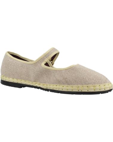 Ballerinas für Damen FLABELUS BAILARINAS MUJER MODELO IMELDA COLOR MARRON NATRL