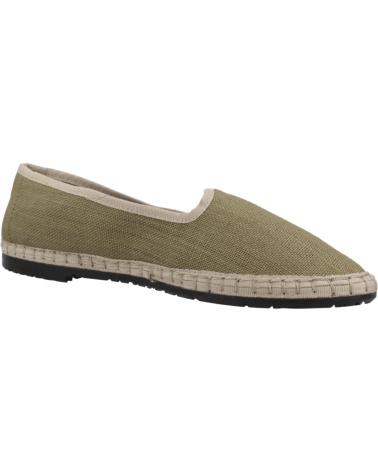 Halbschuhe für Damen FLABELUS MOCASINES MUJER MODELO NATTY COLOR VERDE KAKI