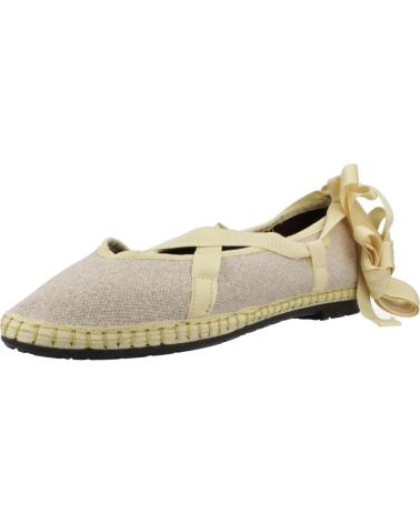 Sabrinas de Mulher FLABELUS BAILARINAS MUJER MODELO RIBBON COLOR BEIS BEIGE