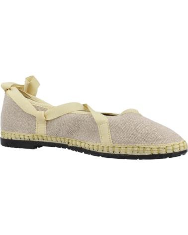 Sabrinas de Mulher FLABELUS BAILARINAS MUJER MODELO RIBBON COLOR BEIS BEIGE