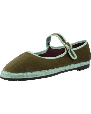 Sabrinas de Mulher FLABELUS BAILARINAS MUJER MODELO VERA COLOR VERDE GREEN
