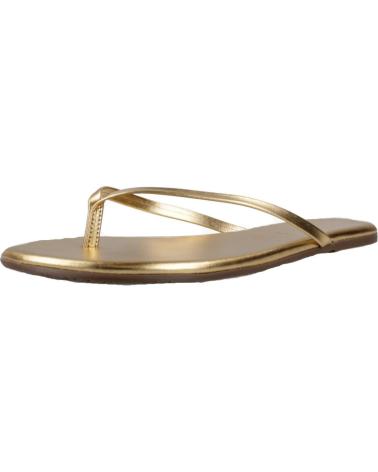 Tongs pour Femme TKEES SANDALIAS MUJER MODELO TKEMETALLICS COLOR ORO BLINK