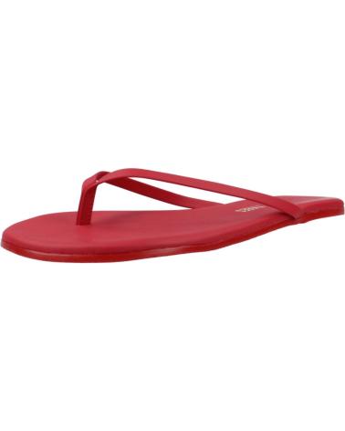 Tongs pour Femme TKEES SANDALIAS MUJER MODELO TKESOLIDS COLOR ROJO RED