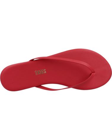 Tongs pour Femme TKEES SANDALIAS MUJER MODELO TKESOLIDS COLOR ROJO RED