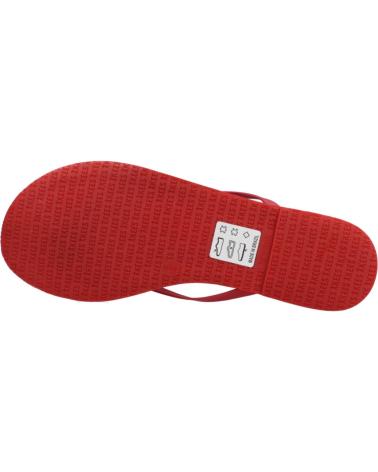 Tongs pour Femme TKEES SANDALIAS MUJER MODELO TKESOLIDS COLOR ROJO RED