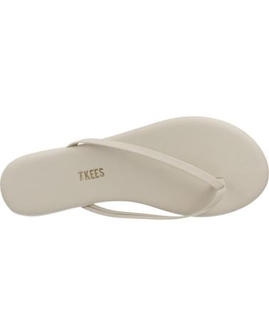 Woman Flip flops TKEES SANDALIAS MUJER MODELO TKESOLIDS COLOR BEIS CREAM