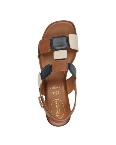 Sandalias de Mujer TAMARIS 88203 PIEL CUERO CAMEL