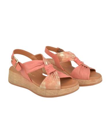 Sandalias de Mujer PAULA URBAN 33-710 PIEL ROJA ROJO