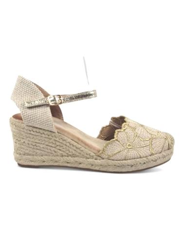 Sandalias de Mujer TIMBOS SANDALIA CUNA ESPARTO MUJER ORO 131305 AMARILLO