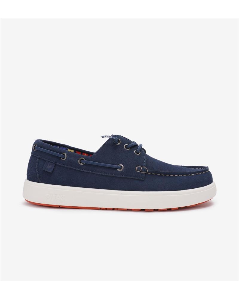 Nauticos per Uomo WALK IN PITAS 54 DAIKI SUMMER ZAPATO NAUTICO DE HOMBRE DE SERRAJE - AZUL