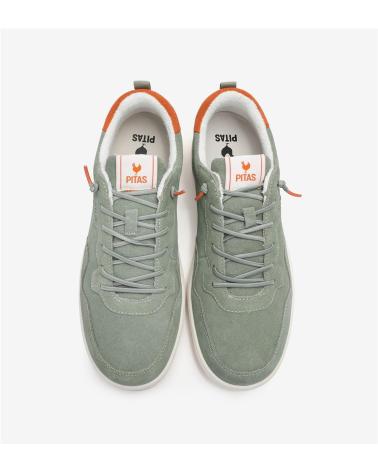 Sportif pour Homme WALK IN PITAS 54 MAHON ZAPATILLA DEPORTIVA DE HOMBRE DE SERRAJE - VERDE
