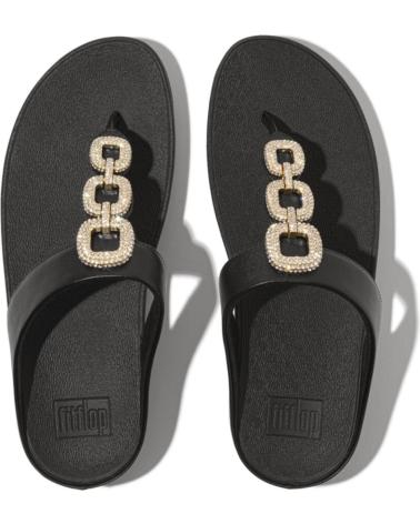 Sandálias-De-Mujer-FITFLOP-FINO-CRISTAL-CHAIN-T-NEGRO