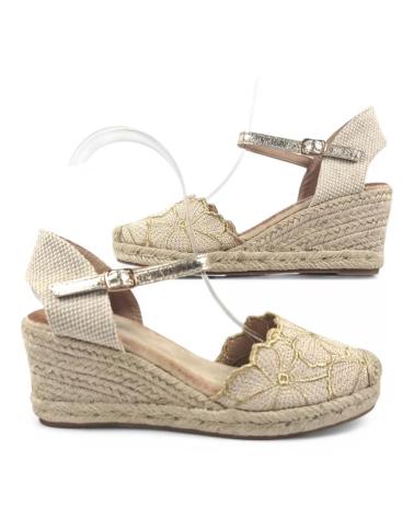 Sandalias de Mujer TIMBOS SANDALIA CUNA ESPARTO MUJER ORO 131305 AMARILLO