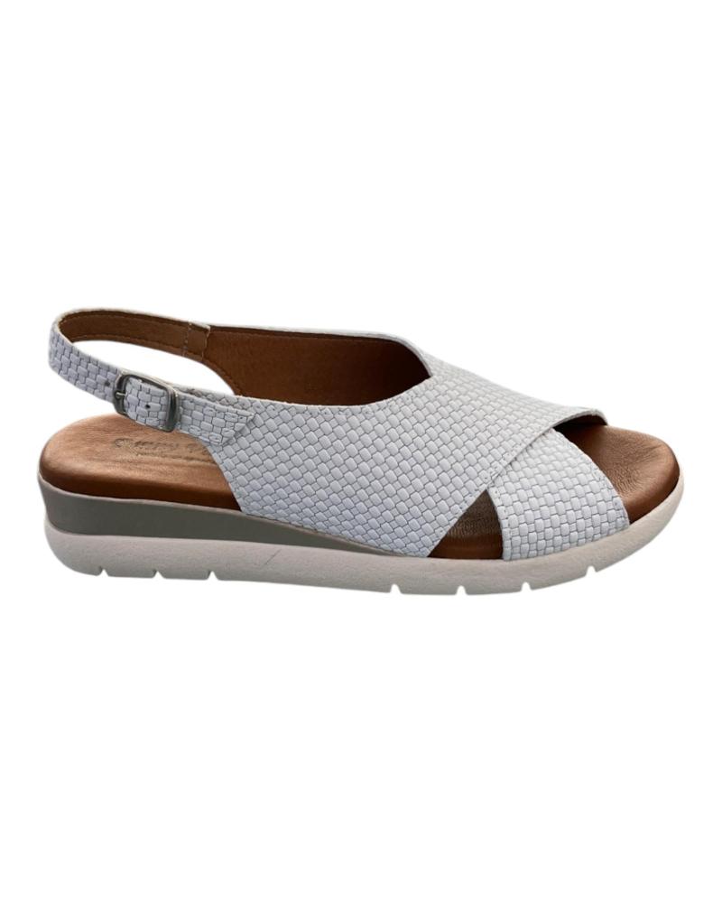 Sandali per Donna FANNY VALERO SANDALIA CRUZADA 237 BLANCO VARIOS COLORES