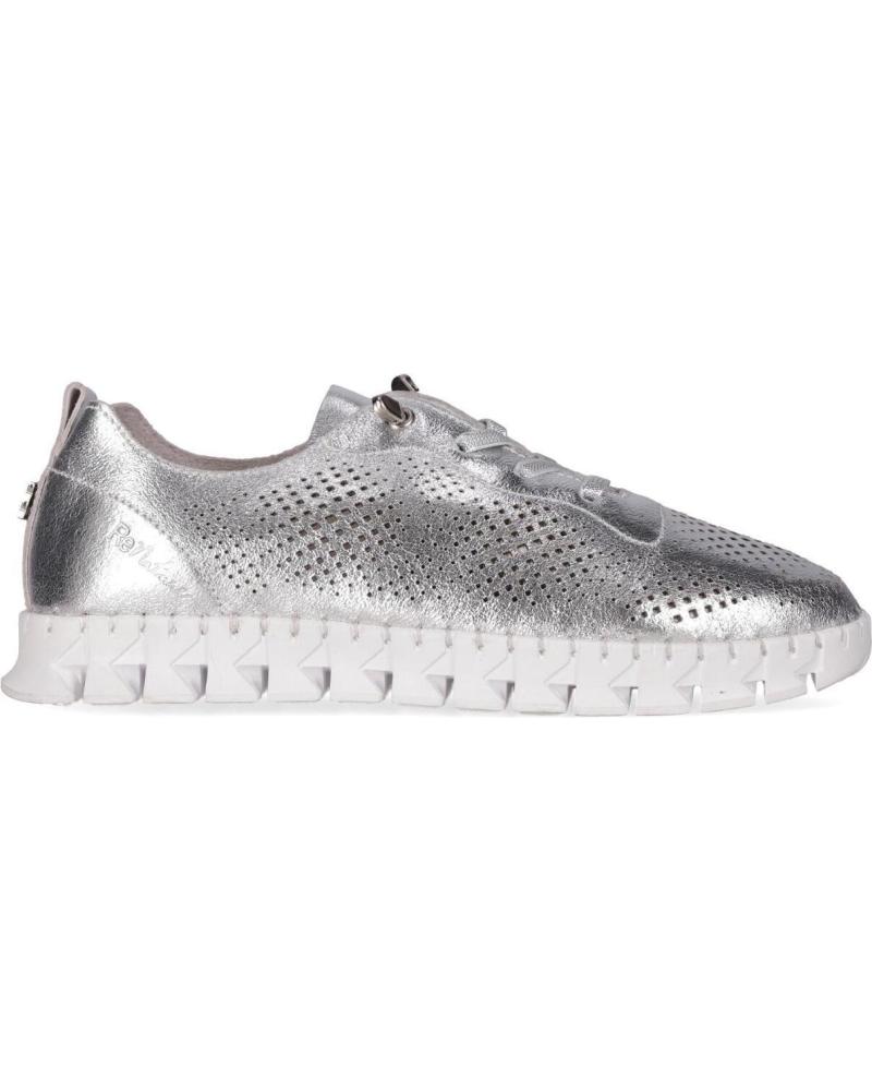Woman shoes CHIKA10 RE FLORES 02 PLATA-METAL-SILVER