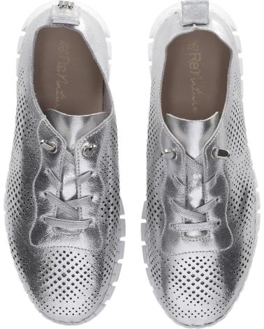 Woman shoes CHIKA10 RE FLORES 02 PLATA-METAL-SILVER