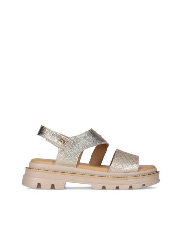 Sandalen für Damen CHIKA10 RE MORERA 04 PLATINO-LG GOLD