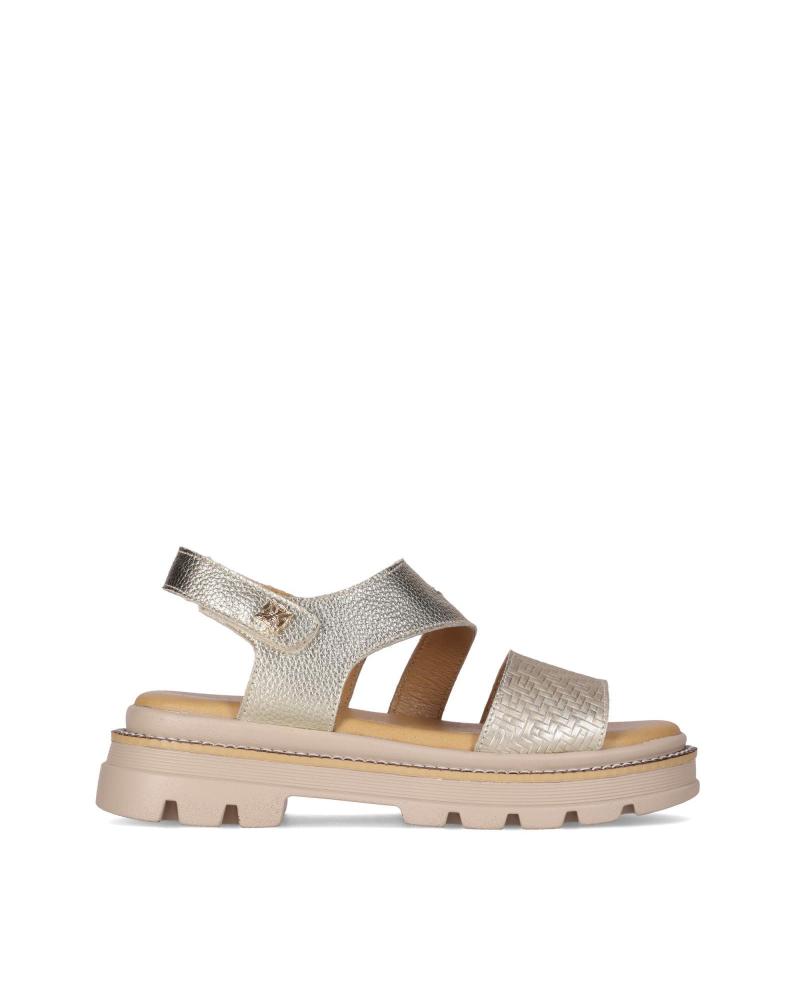 Sandales pour Femme CHIKA10 RE MORERA 04 PLATINO-LG GOLD