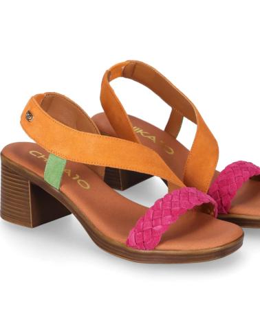 Scarpe per Donna CHIKA10 SANDALIA CON TACON PARA MUJER NEW GOTICA 11 COLOR N NARANJA