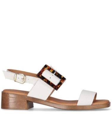 Sandalias de Mujer CHIKA10 SANDALIA CON TACON BAJO PARA MUJER BINKA 04 COLOR B BLANCO