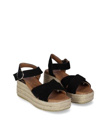 Sandálias de Mulher CHIKA10 SANDALIA CON CUNA Y PLATAFORMA PARA MUJER MUJER NEW NEGRO