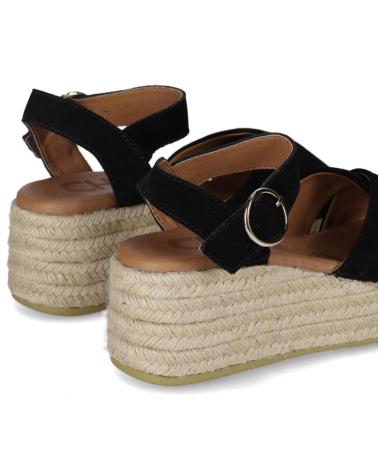 Sandálias de Mulher CHIKA10 SANDALIA CON CUNA Y PLATAFORMA PARA MUJER MUJER NEW NEGRO