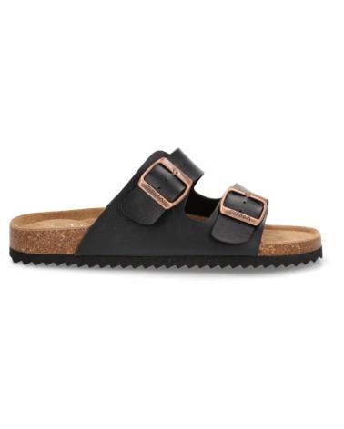Sandalen für Herren ETIKA SANDALIA DESTALONADA TIPO BIO CON HEBILLAS PARA HOMBR NEGRO