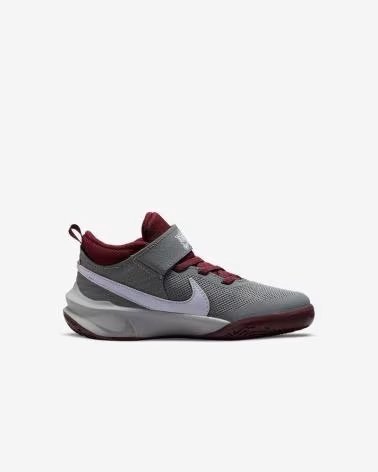 Deportivas de Niña y Niño NIKE ZAPATILLAS TEAM HUSTLE D10 GRIS VIOTETA PS CW6736-007 MORADO