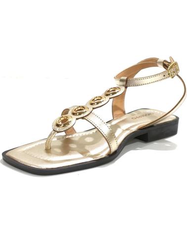 Sandalias de Mujer GIOSEPPO SANDALIA CASUAL DE PIEL CON SUELA DE GOMA PLATINO