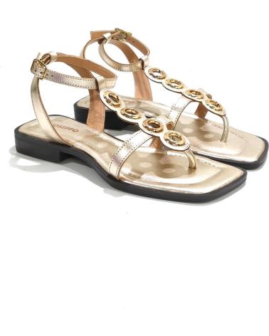 Sandalias de Mujer GIOSEPPO SANDALIA CASUAL DE PIEL CON SUELA DE GOMA PLATINO