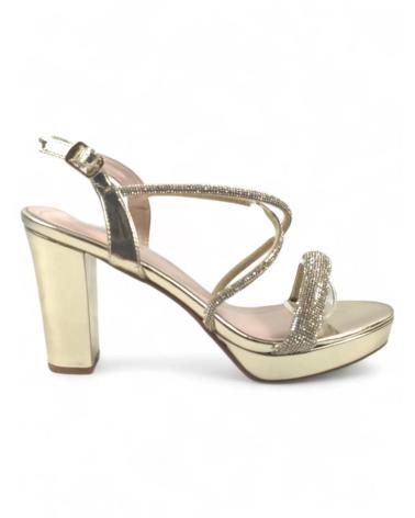 Sandalias de Mujer TIMBOS SANDALIA TACON FIESTA DE MUJER ORO 131311 AMARILLO