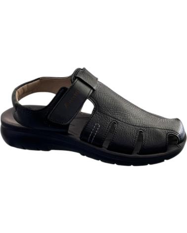 Man Sandals LUISETTI SANDALIA PIEL 34118NA NAPA NEGRO VARIOS COLORES